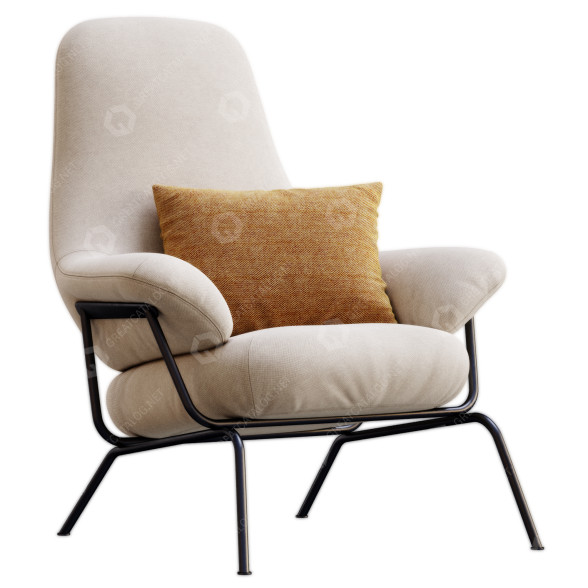 Armchair Hem Hai 3D model