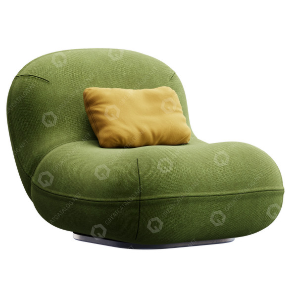 Fotel BoConcept Chelsea model 3D