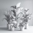 Pots de fleurs Ensemble de plantes d'intérieur 33 - nasrinrad
