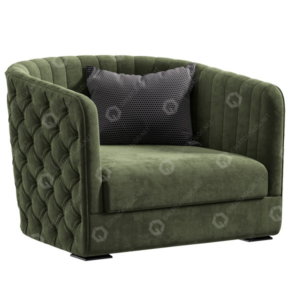 Кресло B Design Lucilla-B 3D модель