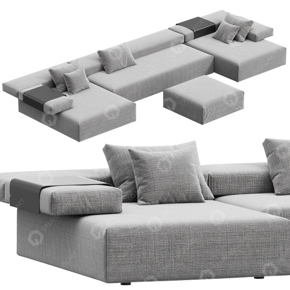 Диван Wendelbo Cinder Block by Luca Nichetto 3D модель