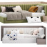 Bed and Bedside Table J Pear Vae - Zikkoo
