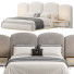 Bed and Bedside Tables Evmoda Queen Modern - Zikkoo