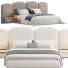 Bed and Bedside Tables Evmoda Queen Modern - Zikkoo