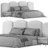 Bed and Bedside Tables Evmoda Queen Modern - Zikkoo
