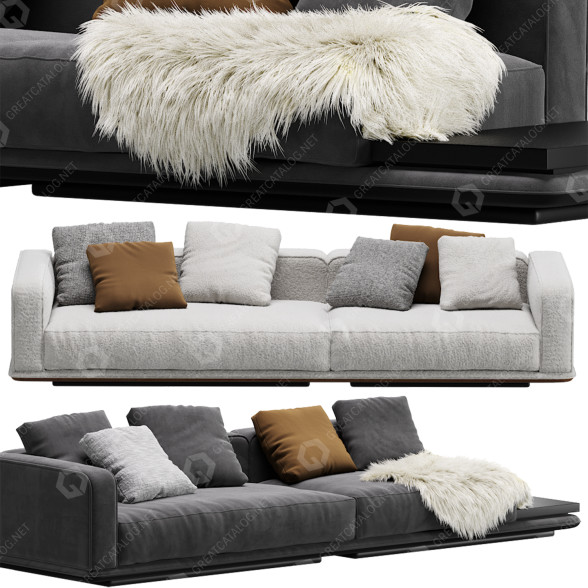 Дивани Minotti Horizonte 3D модель