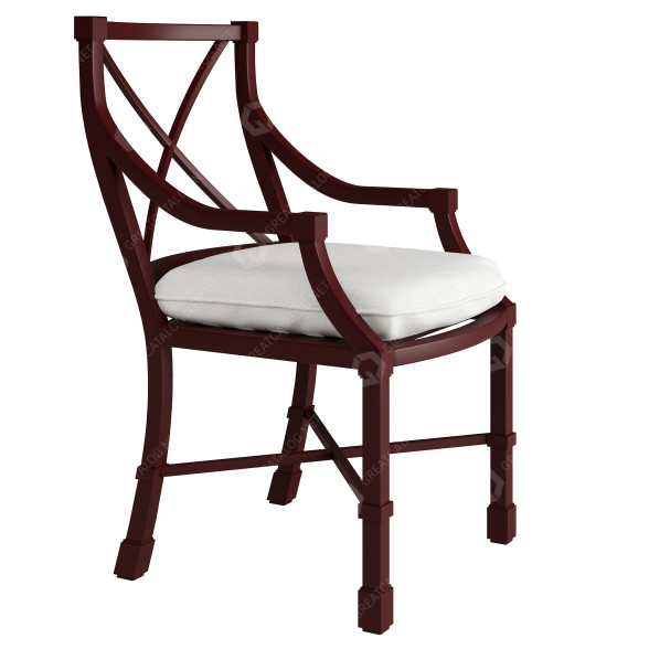 Крісло Ballard Designs Suzanne Kasler Directoire 3D модель