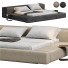 Bett und Nachttischchen Grey Platform - Doniyorov23