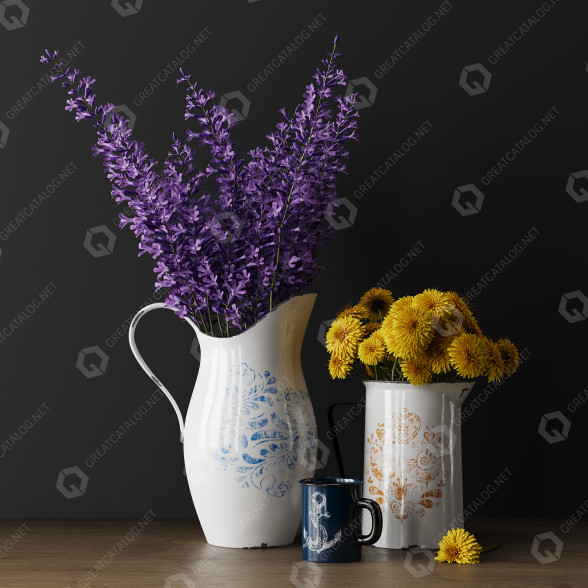 Декор Set 002 3D модель