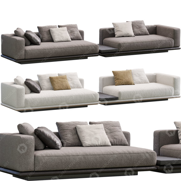 Диван Minotti Horizonte 3D модель