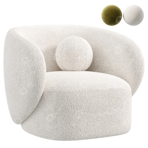 Fotel Grado Design Swell model 3D