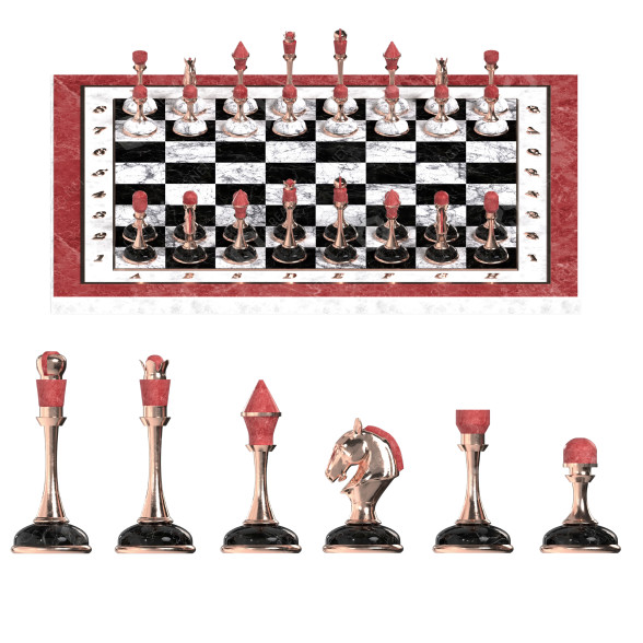 Настільна гра Chess Exclusive Marble 3D модель