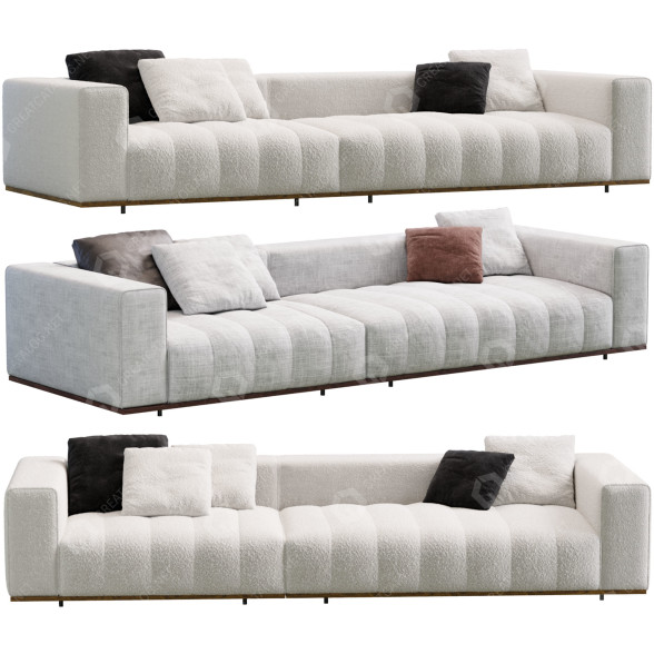 Диван Minotti Goodman 3D модель