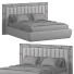 Bed Evmoda Enluxe Modern - Rivera 3D