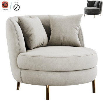 Крісло  FH 7234 Luxury 3D модель