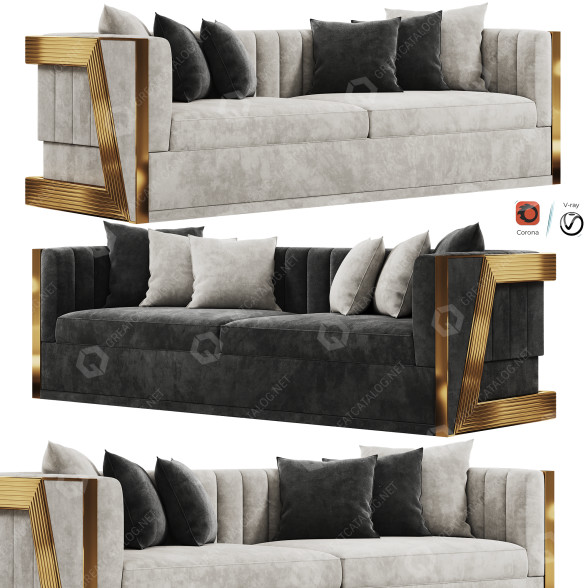 Sofa Glory 3D model