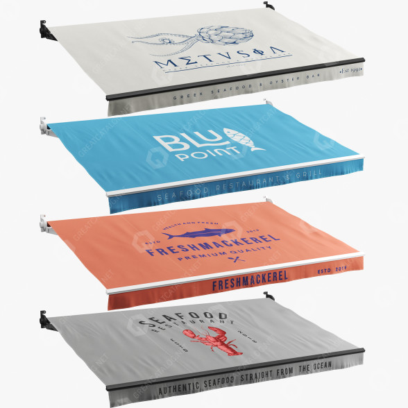 Toldo Seafood Restaurants Modelo 3D