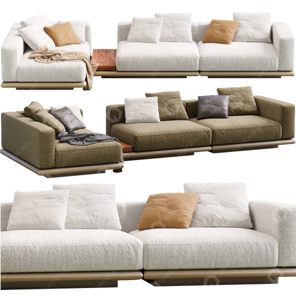 Sofa Minotti Horizonte 3D-Modell