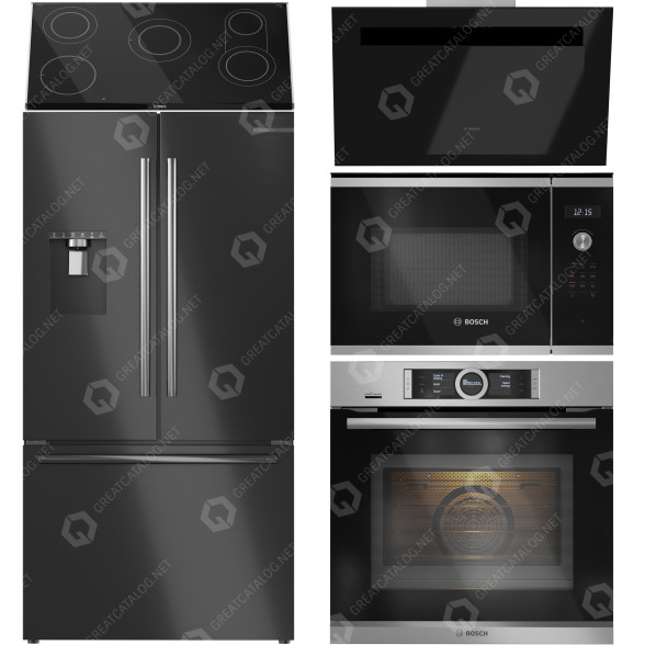Кухонна техніка Bosch Collection Serie 3 3D модель