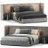 Bed and Bedside Tables Restoration Hardware Alessa Shelter - payam