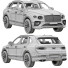 Автомобиль Bentley Bentayga Hybrid - zifir3d