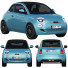 Coche Fiat 500 La Prima - zifir3d