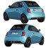 Coche Fiat 500 La Prima - zifir3d