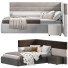Lits et tables de chevet Twils Boiserie Set - Zikkoo