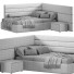 Lits et tables de chevet Twils Boiserie Set - Zikkoo