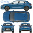 Coche Audi A3 Sportback - zifir3d