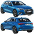 Coche Audi A3 Sportback - zifir3d