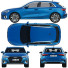 Coche Audi A3 Sportback - zifir3d