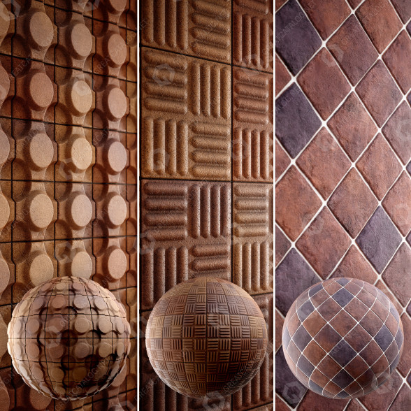 Цегла Brick 4K Materials V2-3 3D модель