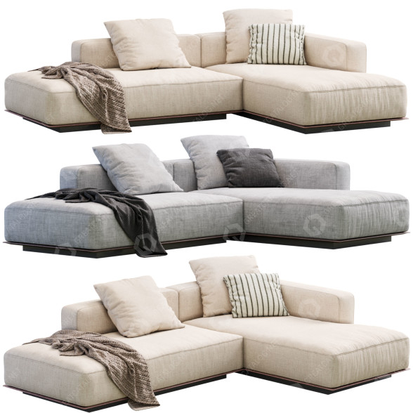 Sofa Flexform Grandemare model 3D