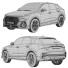 Coche Audi Q3 Sportback - zifir3d