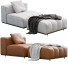Fotel i pufa Minotti Goodman - ED-MONTE