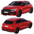 Coche Audi RS 3 Sportback - zifir3d
