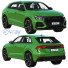 Coche Audi RS Q8 - zifir3d