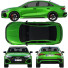 Coche Audi RS 3 - zifir3d