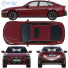Samochód BMW 4 Gran Coupe - zifir3d