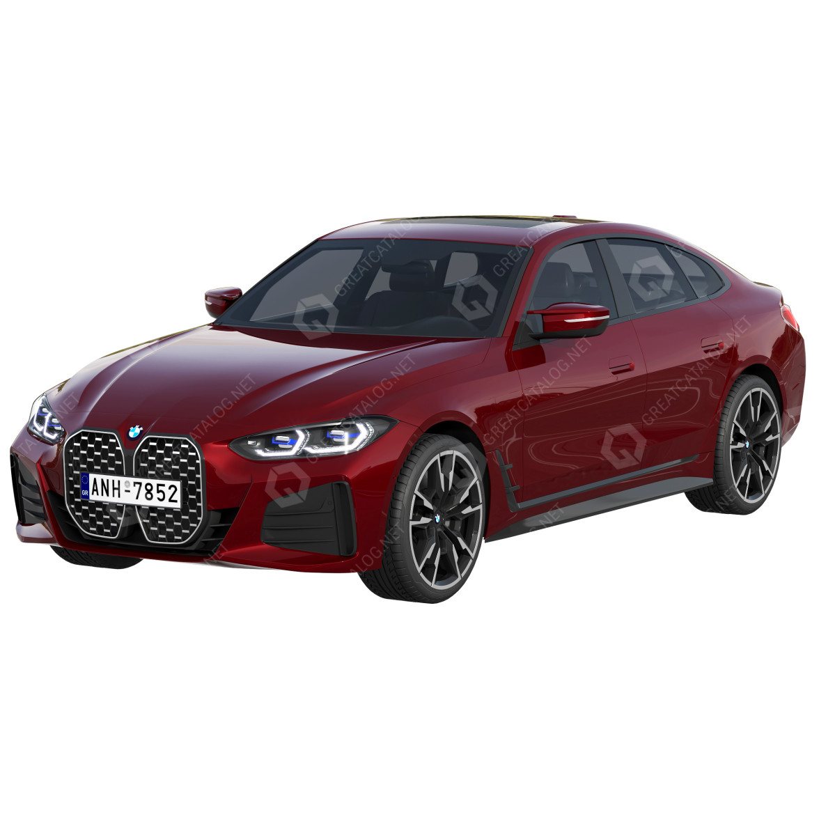 Car BMW Gran Coupe 3D model GreatCatalog 25137