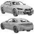Samochód BMW 4 Gran Coupe - zifir3d