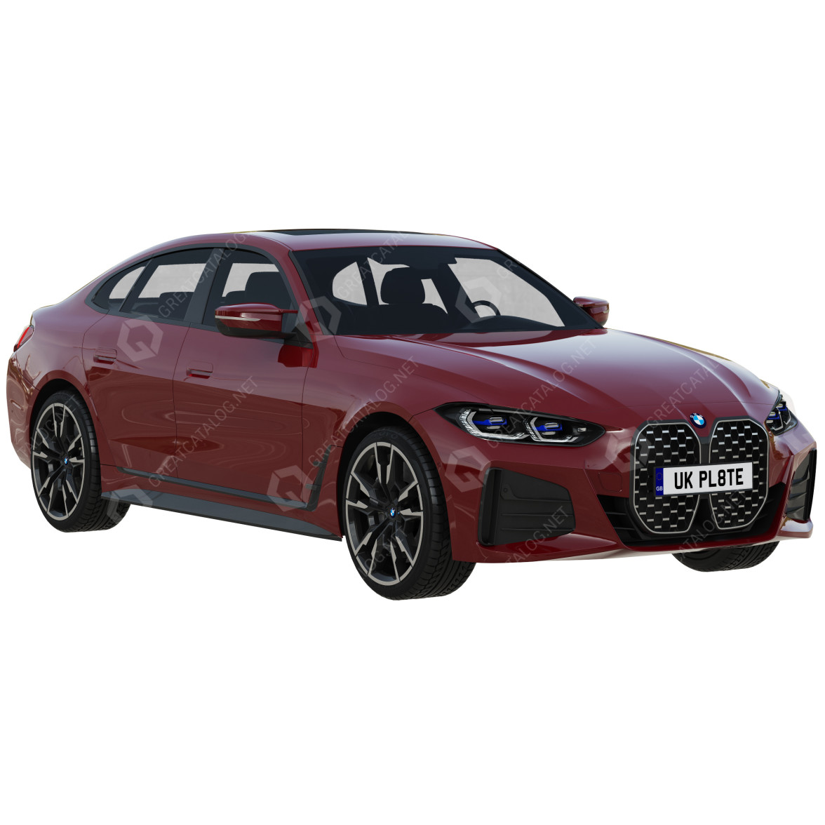 Car BMW 4 Gran Coupe 3D model - GreatCatalog 25137