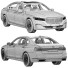 Coche BMW 750Li - zifir3d
