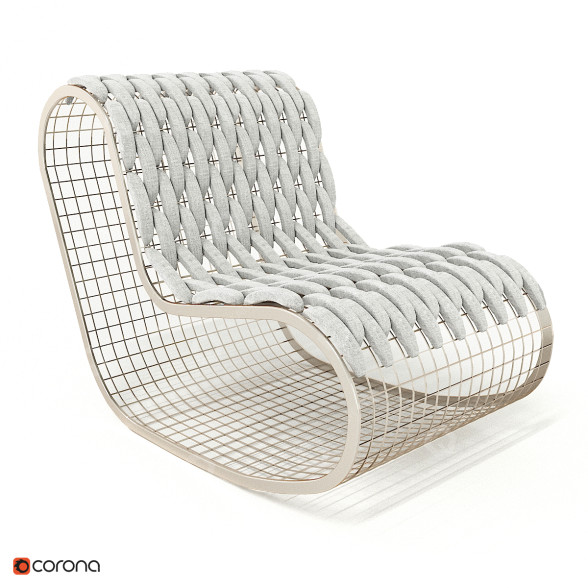 Armchair Gandia Blasco Buit 3D model