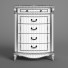 Комод Carpenter 230-1 5 Drawer Cabinet - Skover