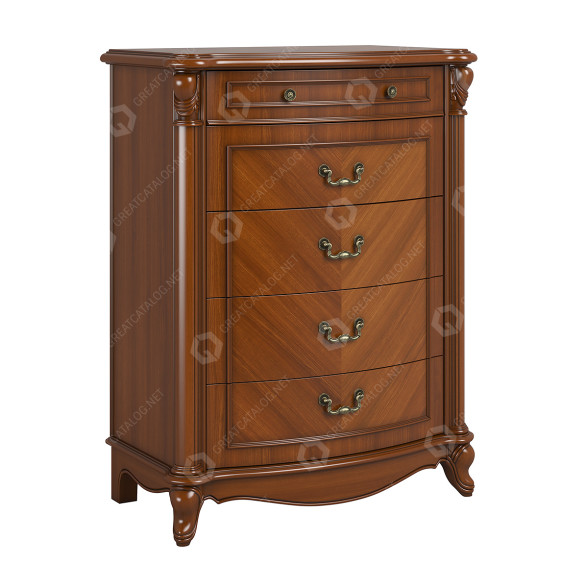 Комод Carpenter 230-1 5 Drawer Cabinet 3D модель