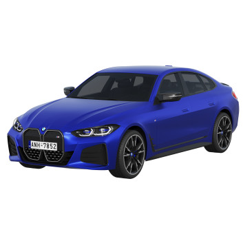 Автомобіль BMW I4 M50 3D модель
