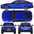 Автомобіль BMW I4 M50 - zifir3d