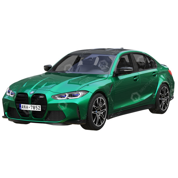 Samochód BMW M3 Competition G80 model 3D